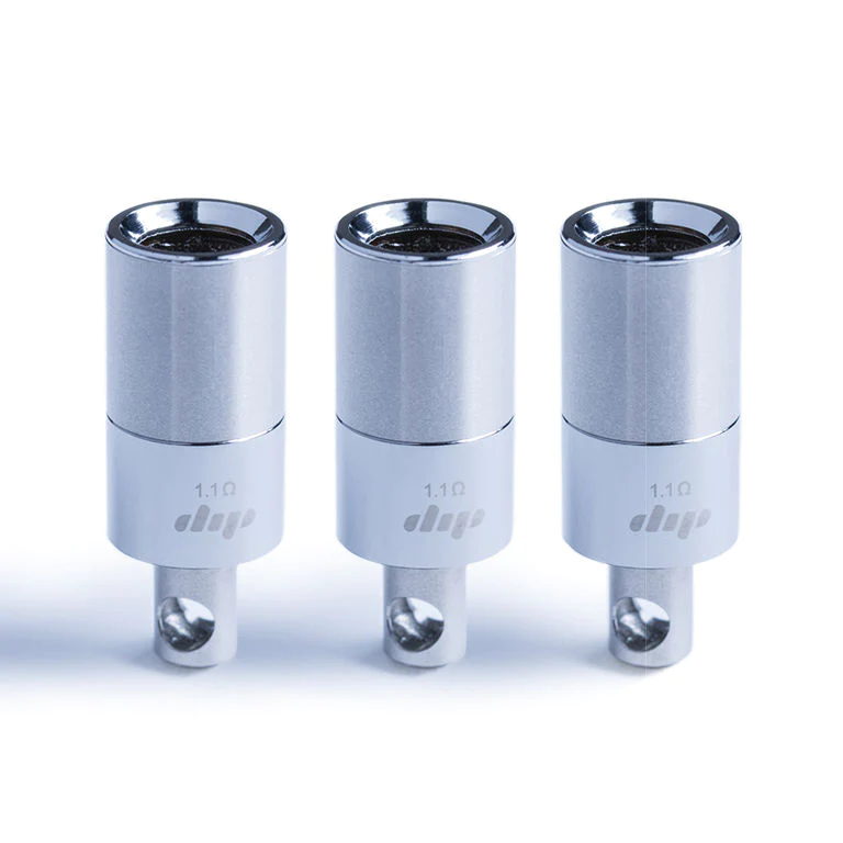 Dipper Quartz Crystal Atomizer Attachment 3 pack by Dip Devices, designed for easy and torchless dabbing with wax and concentrates